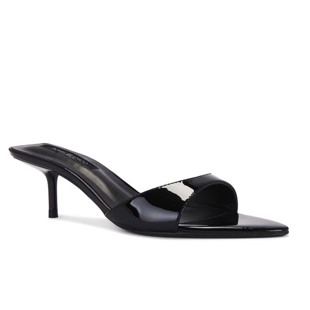 Tony Bianco Fiesta Black Patent Kitten Heels